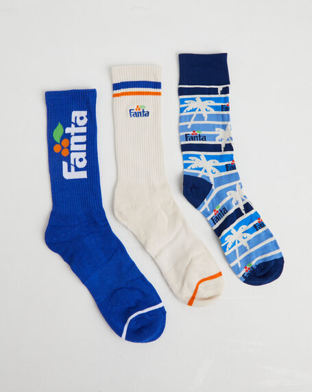Fanta Combo Socks 3 Pack Gift Can