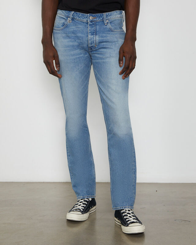 Lou Straight Denim Jeans in Wandered Blue, hi-res image number null