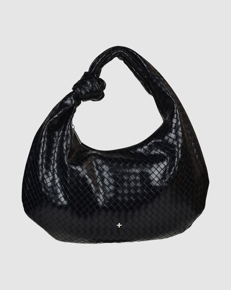 Evity Bag in Black Weave