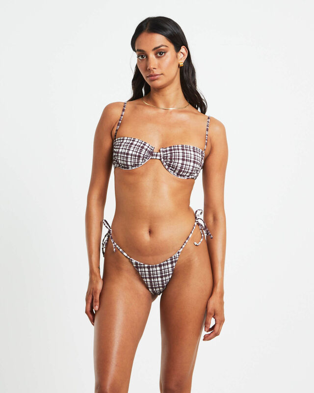 Malia Gingham Underwire Bikini Set, hi-res image number null