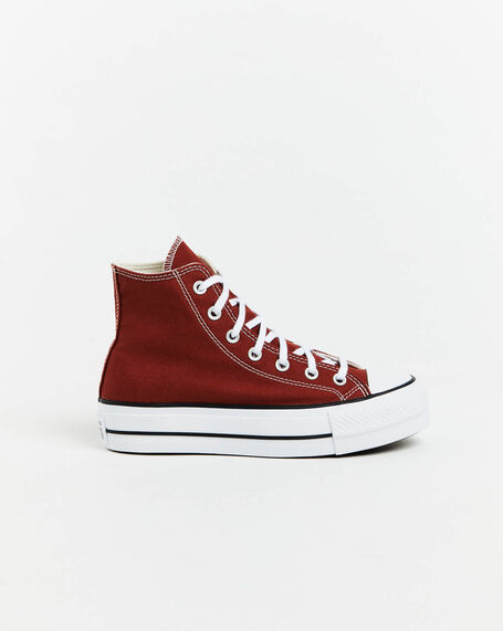 Chuck Taylor All Star Hi Top Lift Ritual Sneakers in Red