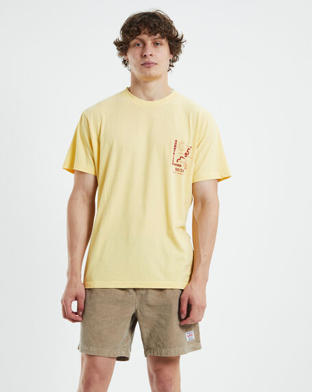Sunny Rapids 50/50 T-Shirt Pigment Dusty Lemon Yellow