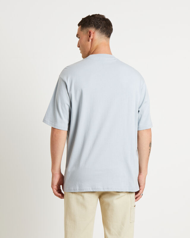 Kansas Short Sleeve Baggy T-Shirt in Blue, hi-res image number null