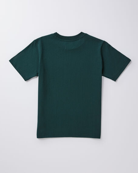 Teen Boys OG Skate Short Sleeve T-Shirt in Bottle green
