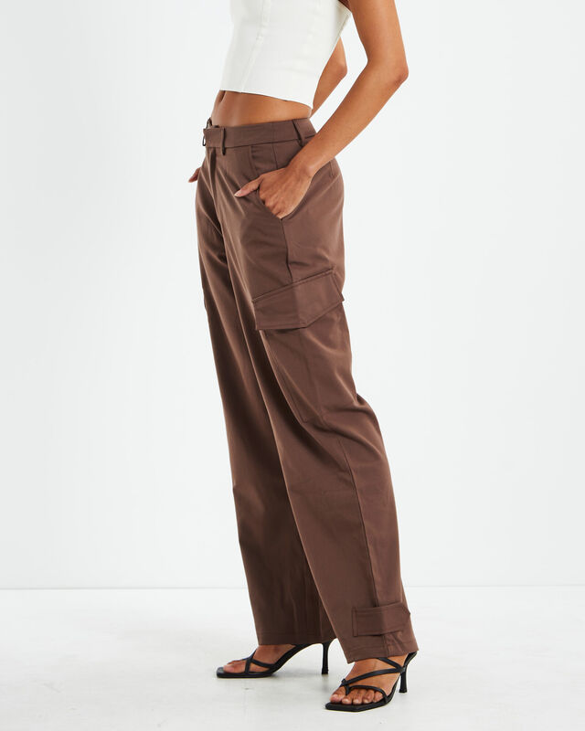 Coco Tailored Cargo Pants Coco Brown, hi-res image number null