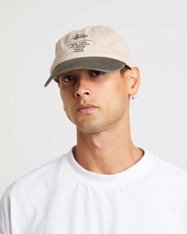 GP Exclusive City Stack Low Pro Cap in Beige/Military, hi-res image number null