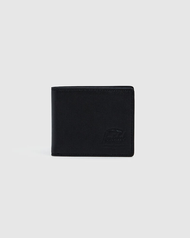 Hank Leather Wallet Black, hi-res image number null