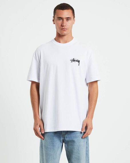 Pair Of Dice Solid Short Sleeve T-Shirt in White