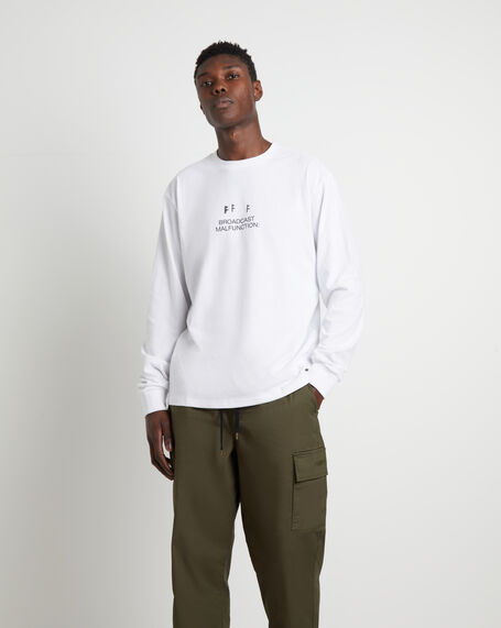 Sincere Long Sleeve T-Shirt in White