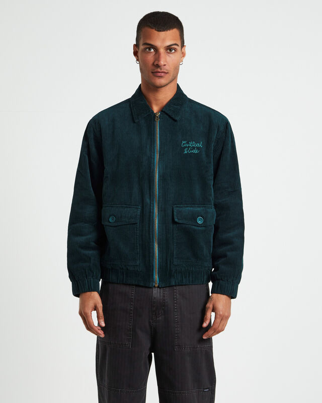 Uptown Cord Jacket Pine Green, hi-res image number null