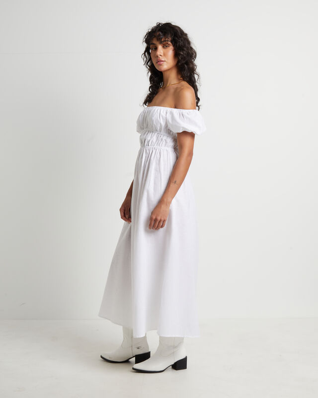 Sofia Maxi Dress in White, hi-res image number null