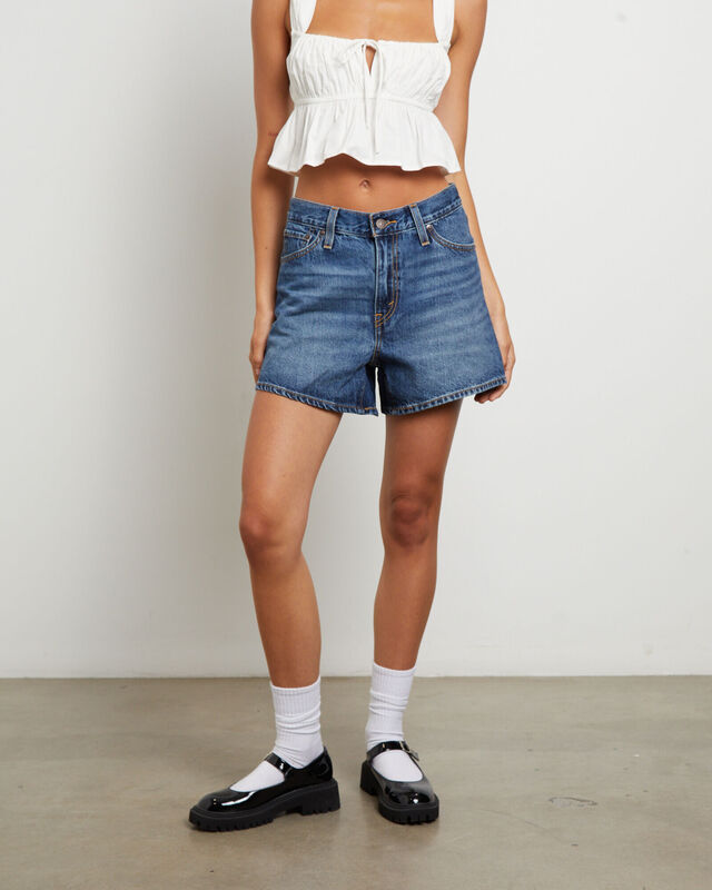 80s Mom Denim Shorts in You Sure You Can Blue, hi-res image number null