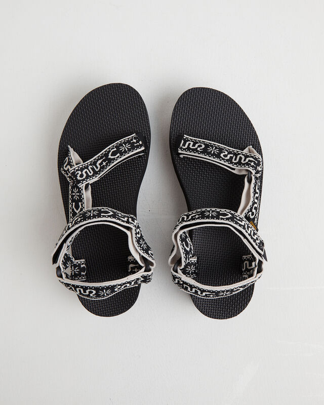 Flatform Universal Bandana Sandals in Black, hi-res image number null