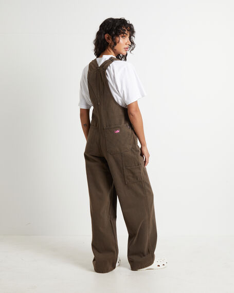 Get Gone Overalls in Choc Hickory Brown