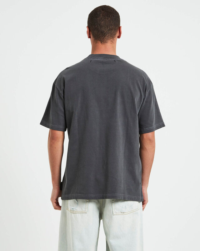 Wrapped Short Sleeve T-Shirt in Pewter Grey, hi-res image number null
