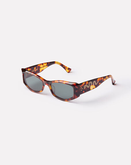 Guilty Sunglasses Tortoise Polished Green