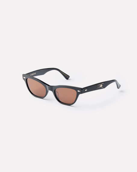 Veil Sunglasses in Black/Bronze