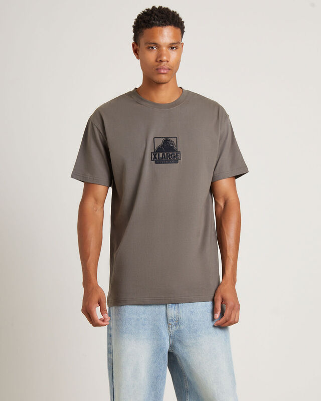 91 EMB Short Sleeve T-Shirt in Canteen Brown, hi-res image number null