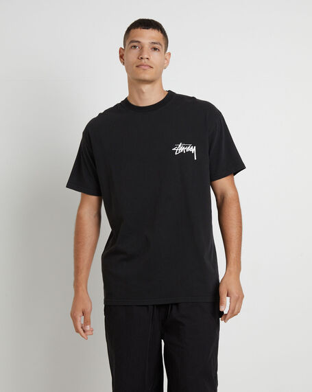 How We're Living Heavyweight Short Sleeve T-Shirt in Black