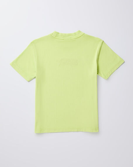Teen Boys Dive Short Sleeve T-Shirt in Lime