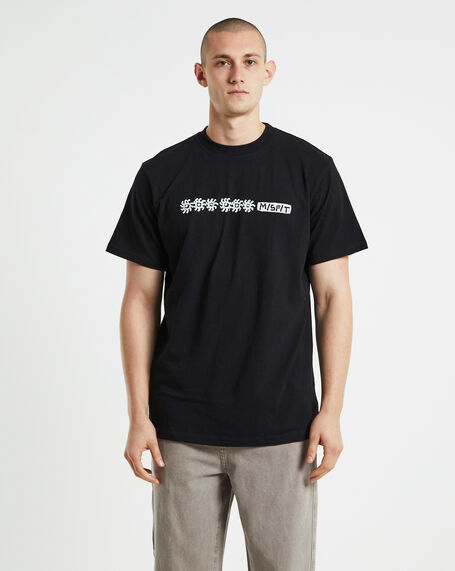 Global Acts 50-50 Short Sleeve T-shirt Pitch Black