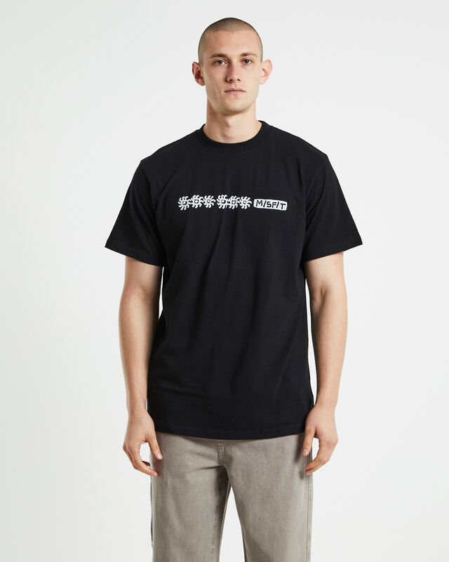 Global Acts 50-50 Short Sleeve T-shirt Pitch Black, hi-res image number null