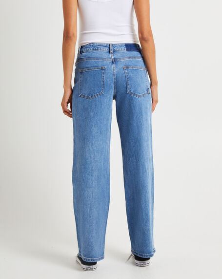 Rena Mid Rise Straight Jeans
