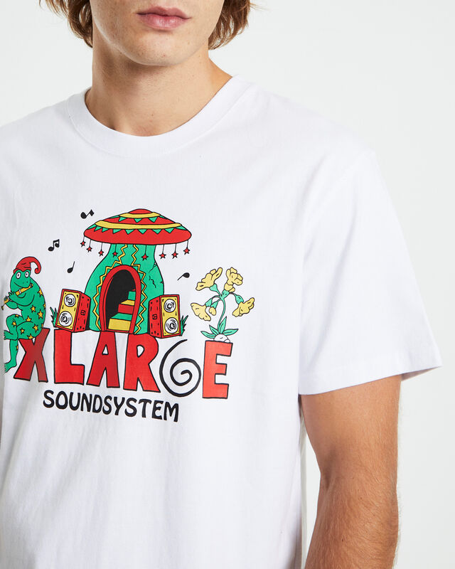 Sound System Short Sleeve T-Shirt White, hi-res image number null