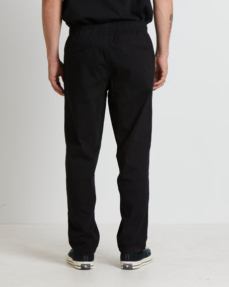Chiller Pants in Twill Black