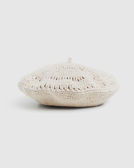 Simi Crochet Hat Natural