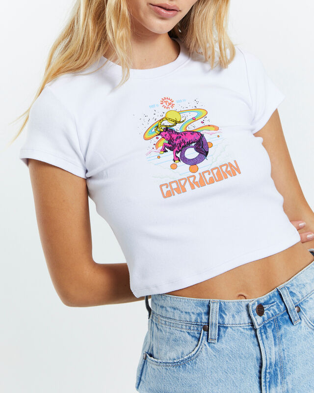 Capricorn Baby Tee White, hi-res image number null