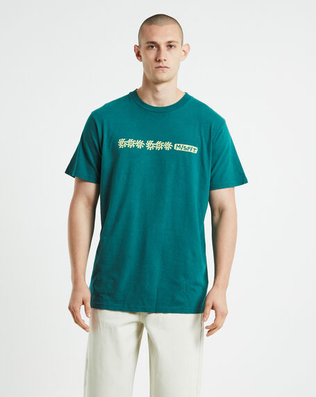 Global Acts 50/50 Short Sleeve T-Shirt Storm Green