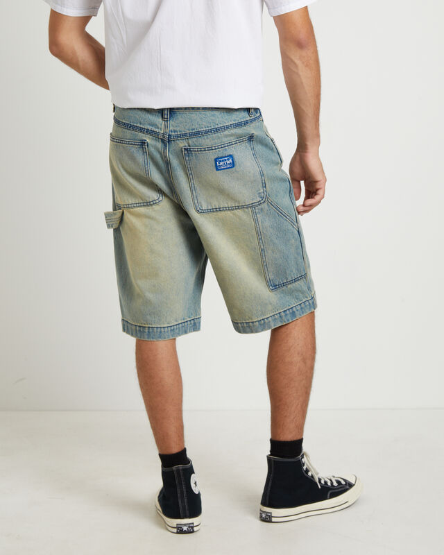 Carpenter Shorts in Dirty Wash, hi-res image number null