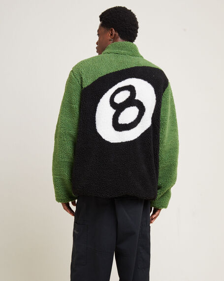 8 Ball Sherpa Reversible Jacket Green