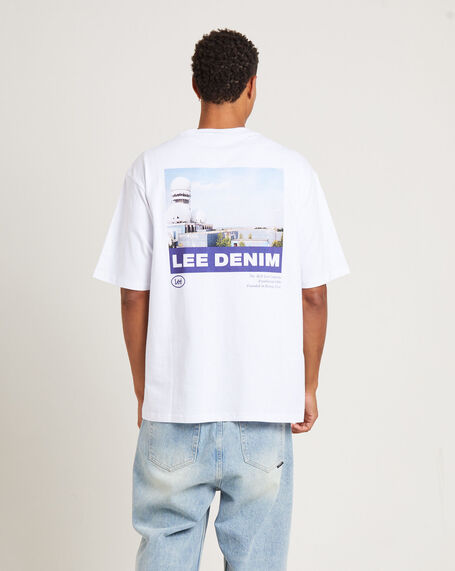 Lee Homme Baggy T-Shirt in Vintage White