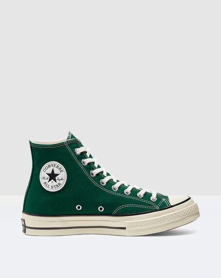 Chuck 70 Organic Canvas Hi Top Sneakers in Midnight Clover