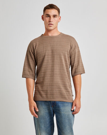 Geo Knit Short Sleeve T-Shirt