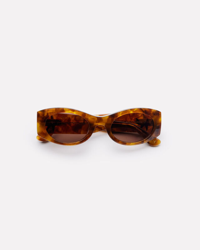 Evan Mock X Suede Sunglasses in Tortoise Polished/Bronze, hi-res image number null
