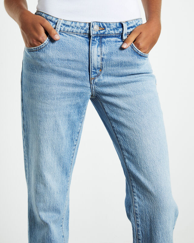 Mia Low Rise Straight Jeans Jemima Blue, hi-res image number null