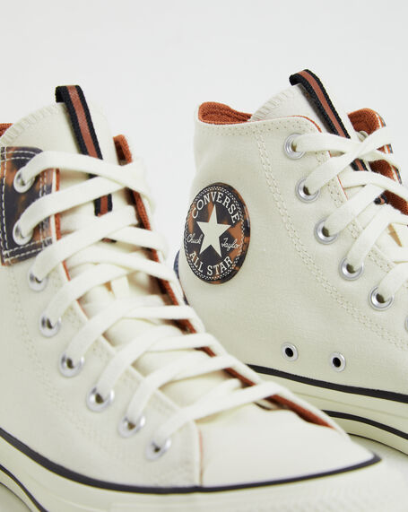 Chuck Taylor All Star Hi Top Sneakers in Tortoise White