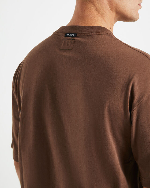 Kerning Short Sleeve T-Shirt in Brown, hi-res image number null