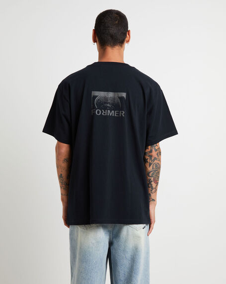 Collision Crux Short Sleeve T-Shirt in Black