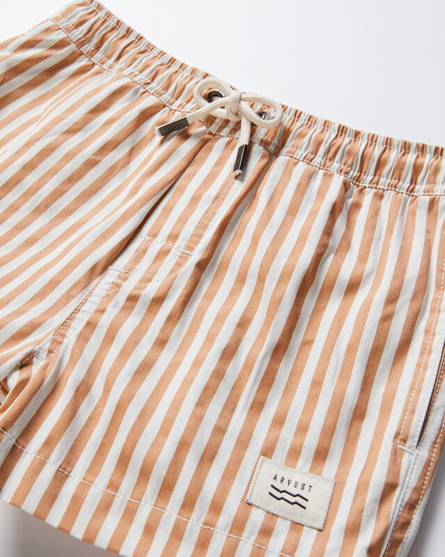 Boys Dover Volley Boardshorts in Orange Rust, hi-res image number null
