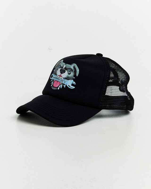 Junkyard Dog Trucker Hat Black, hi-res image number null