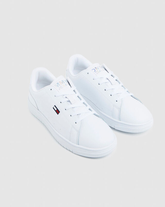 Court Cupsole Sneakers White, hi-res image number null