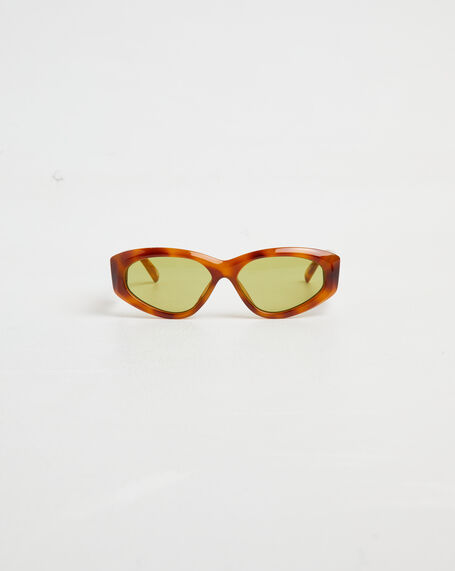 Under Wraps Sunglasses in Vintage Tort/Olive Mono