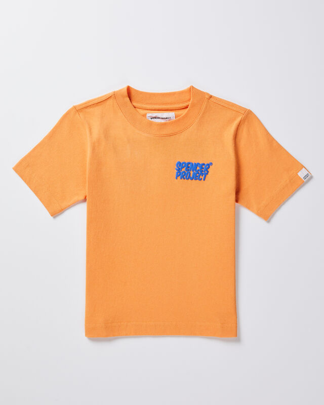 Teen Boys Puffy Short Sleeve T-Shirt in Orange, hi-res image number null