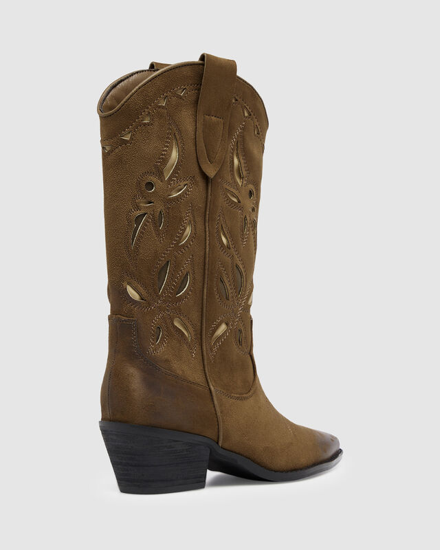 Miley Boots Taupe, hi-res image number null