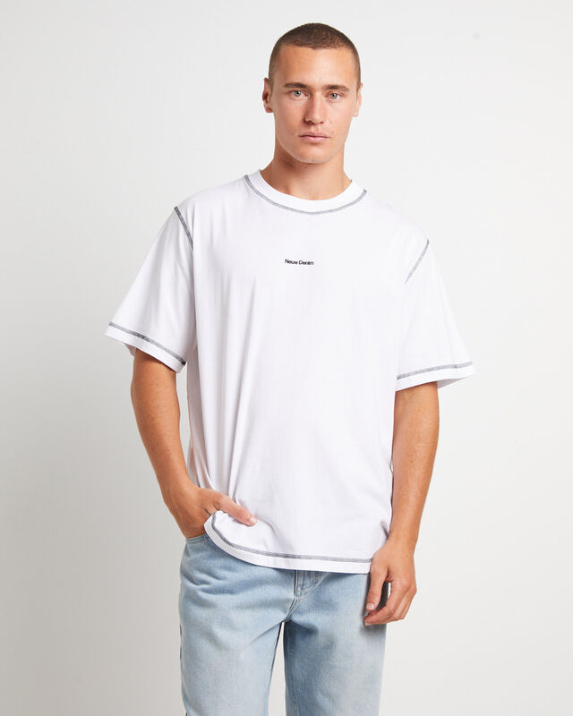 Samo Neuw Short Sleeve T-Shirt in White, hi-res image number null