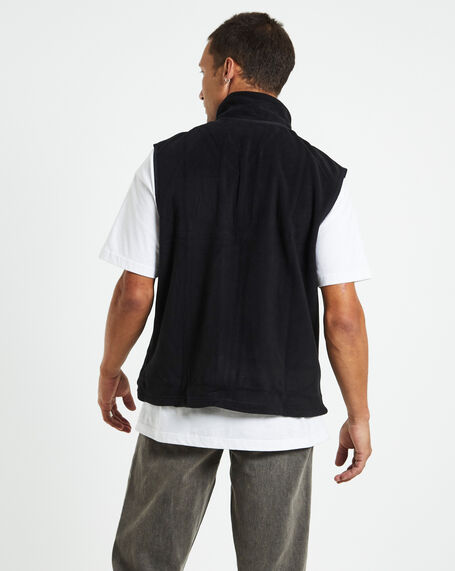 Fleece Blocking Vest Black